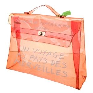 Hermes Orange Transparent Women's Bag